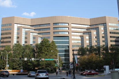 Window film installed at UN Selects Commercial Window Shield
