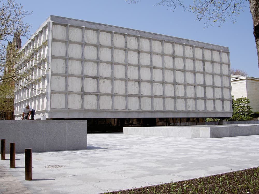 Security film installed at Yale Beinecke Library