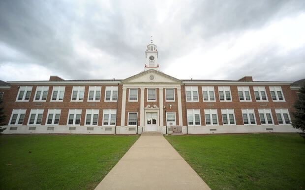 Security film installed at Generic High School Image