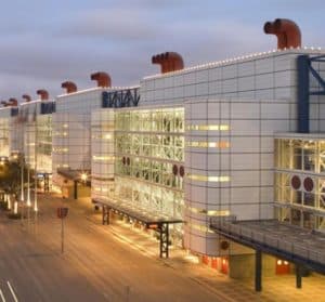 George R. Brown Convention Center exterior with safety security window film